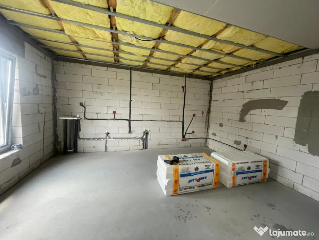 Casa noua pe parter, 107 mp utili, incalzire in pardoseala,