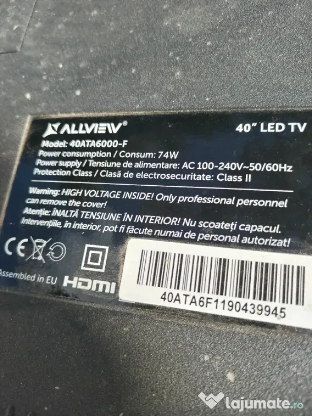 Dezmembrez TV Allview 40"