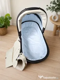 Carut  3 în 1 Krausman Rider Soft Brown - Testat ADAC - Complet și Funcțional