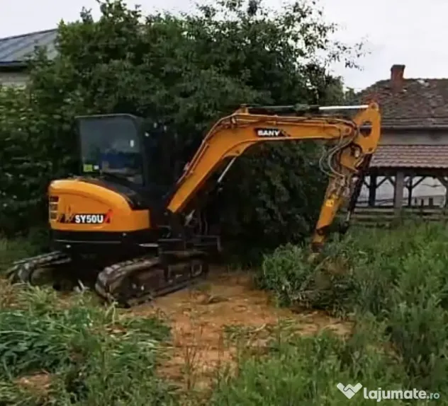 Inchiriere Utilaje constructii: Excavator, MIniexcavator, Buldoexcavator, Dumper