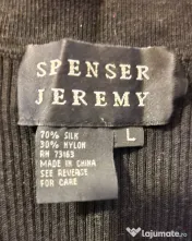 Spenser Jeremy, bluza neagra fara maneci, L