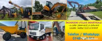Inchiriere Utilaje constructii: Excavator, MIniexcavator, Buldoexcavator, Dumper