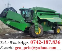 Combina agricola John Deere 2256, an 2001, AC, header 5,50 metri. IMPORT 