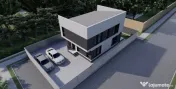 Casă noua P+1 Otopeni Central, 136 mp, 3 dormitoare, curte, parcare