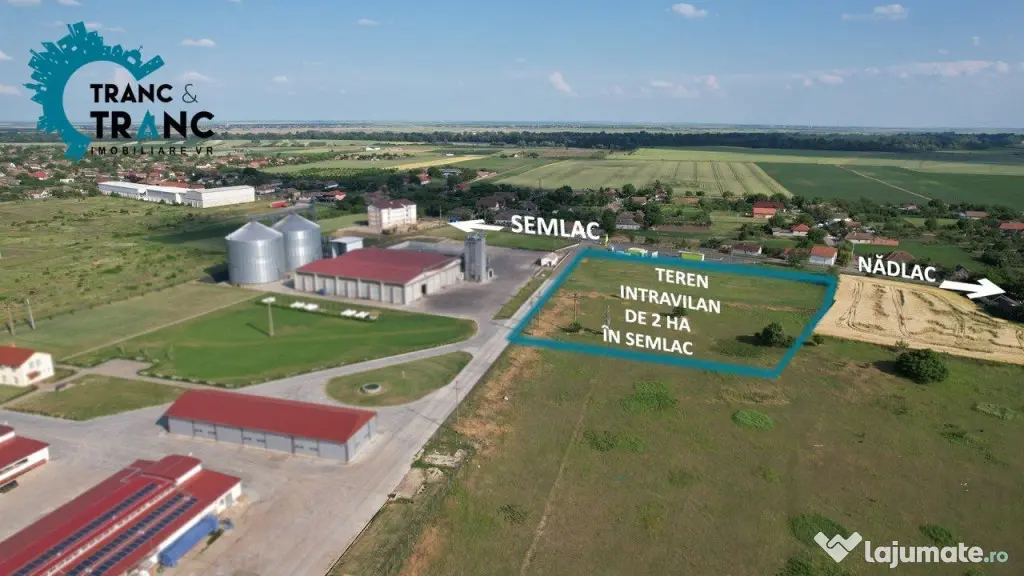 Teren intravilan pretabil parc fotovoltaic, de 2 ha în Seml