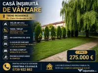 TREND RESIDENCE Vila Insiruita P 1 M 4 Camere 2 Bai Mobilata 