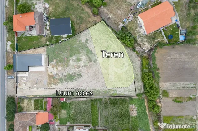 ???? Teren intravilan de vânzare în Utvin – 749 mp |