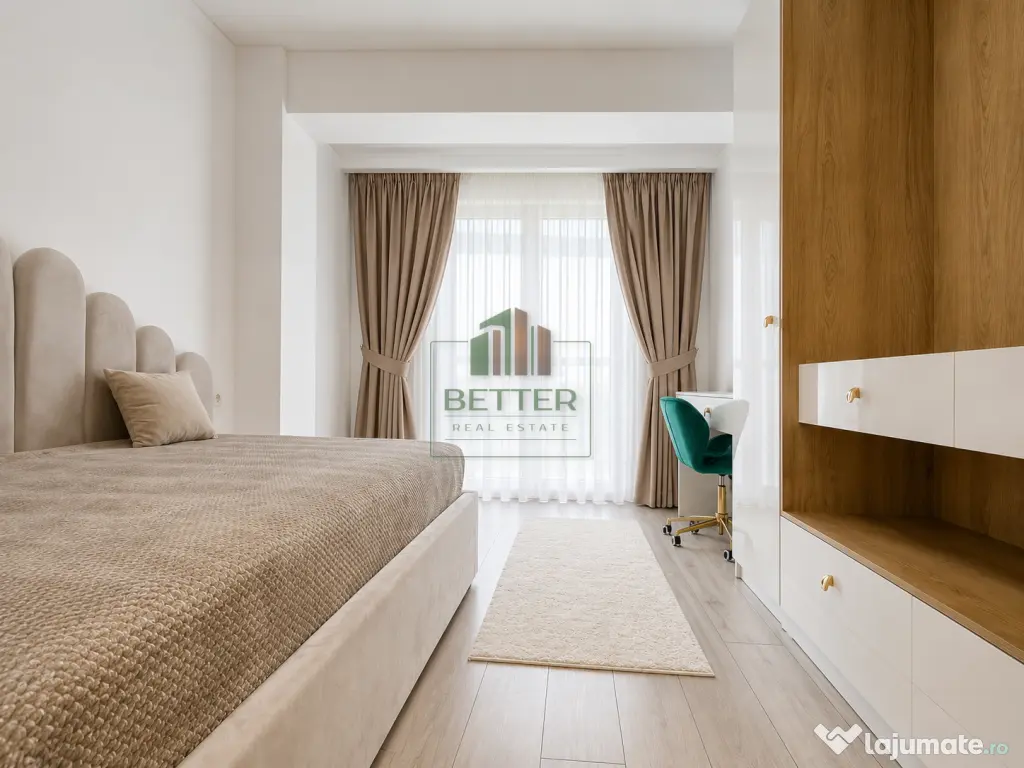Apartament 3 camere, mobilat și utilat – Sky Garden Residence, Popești-Leordeni