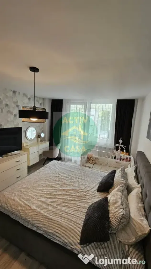 Apartament 3 camere, centru, mobilat si utilat