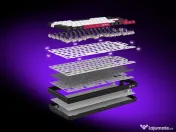 Tastatura gaming mecanica LORGAR KBP7075W Pro TKL RGB