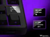 Tastatura gaming mecanica LORGAR KBP7075W Pro TKL RGB