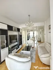 Vand set Mobexpert piele naturala canapea si doua fotolii 