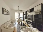 Vand set Mobexpert piele naturala canapea si doua fotolii 