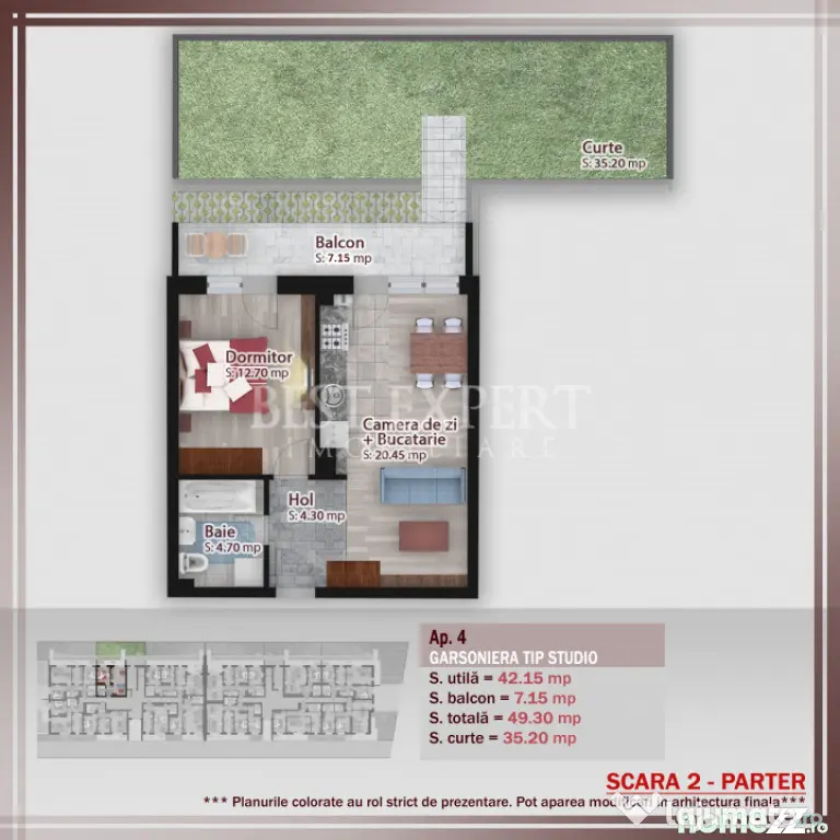 2 Camere | Grădină Generoasă | Parcare inclusa |Bloc Bout - Bucuresti (Bucuresti-Ilfov)