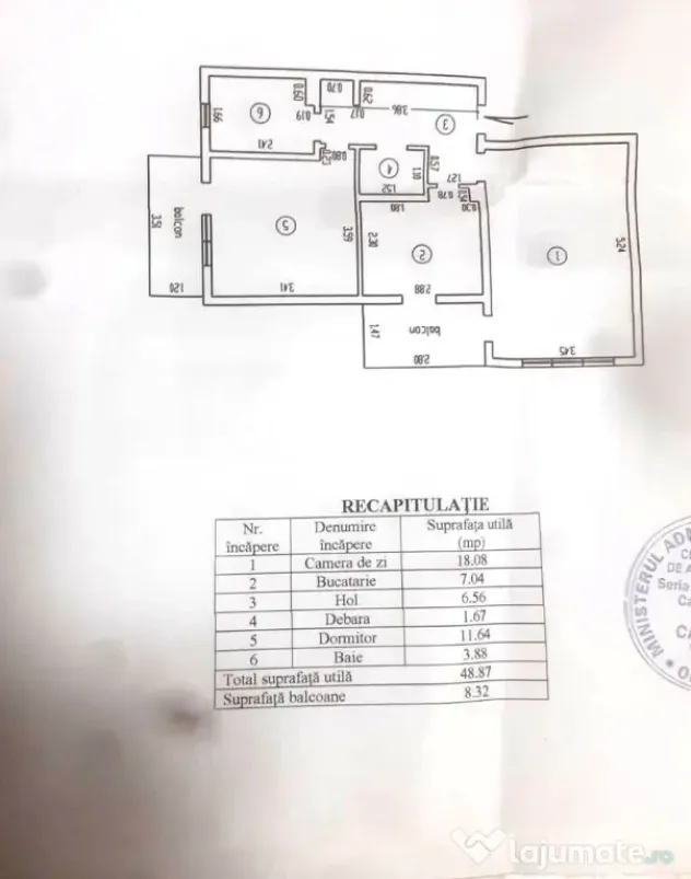 Vand apartament cu 2 camere pe Bulervardul Dorobanti