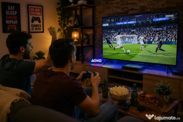 Închiriez PS4 + FIFA 25, FIFA 22, NFS, Mafia – Distracție Garantată!