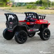 Masinuta electrica 4x4,pentru 2-4 ani,CAPE-X,100W,12V,scaun tapitat