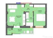 Apartament cu 2 camere etaj 1 cu parcare subterana zona Doam 