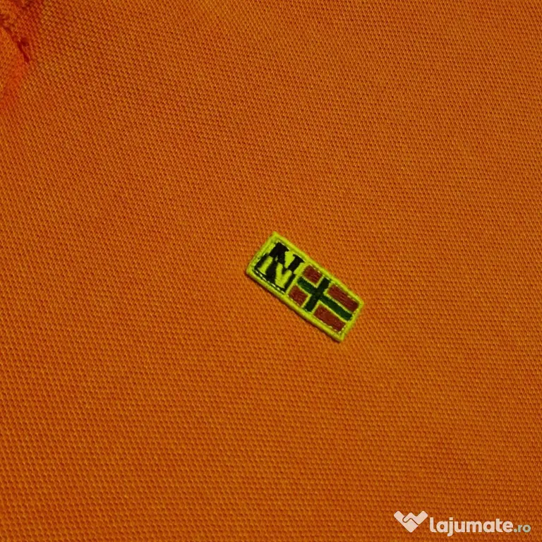 Napapijri Tricou Polo Portocaliu Bărbați Mărimea XL Foarte Bună Original