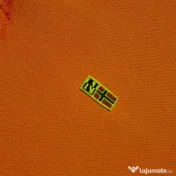 Napapijri Tricou Polo Portocaliu Bărbați Mărimea XL Foarte Bună Original 