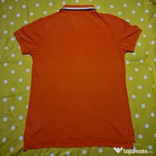Napapijri Tricou Polo Portocaliu Bărbați Mărimea XL Foarte Bună Original
