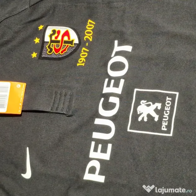 Bluză Nike Vintage Rugby L Bărbați Peugeot 1907-2007 Nouă cu Etichetă