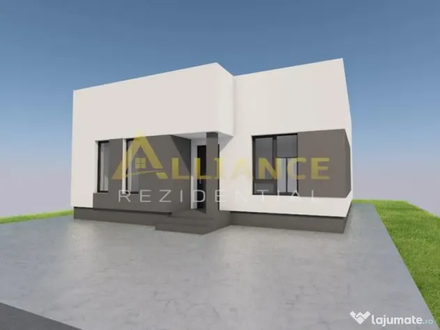 Vila individuala | 4 camere - 2 bai - Teren 307 mp