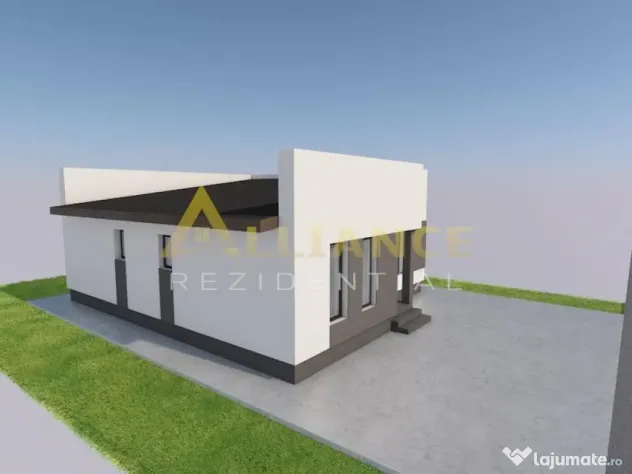 Vila individuala | 4 camere - 2 bai - Teren 307 mp