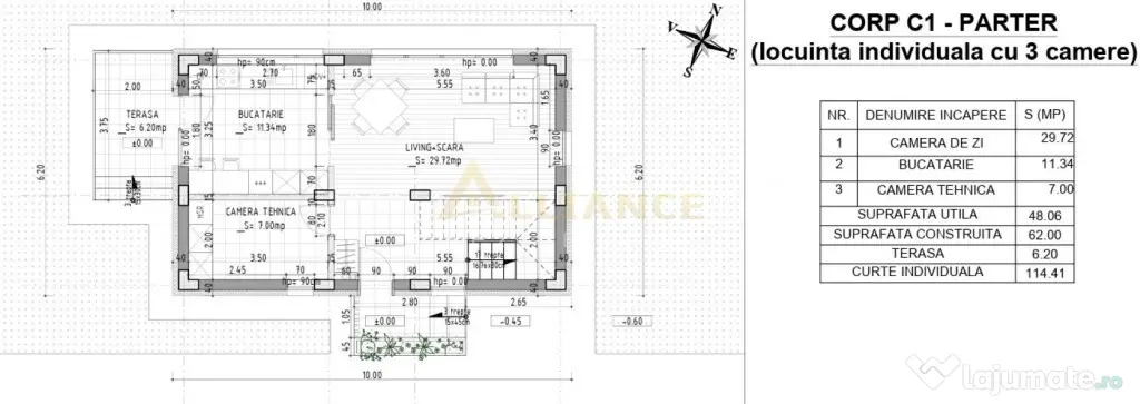 Vila individuala | P 1 - Teren 250 mp | Primarie P.Leorden