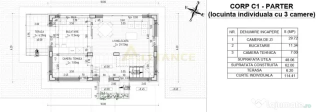 Vila individuala | P 1 - Teren 250 mp | Primarie P.Leorden