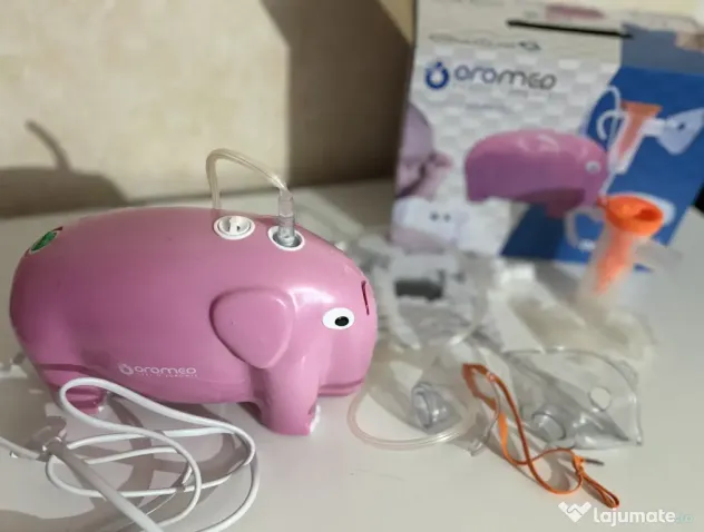 Nebulizator/Inhalator Oromed ORO-BABY – Elefant Roz – Folosit o singură dată