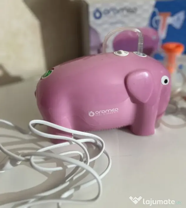 Nebulizator/Inhalator Oromed ORO-BABY – Elefant Roz – Folosit o singură dată