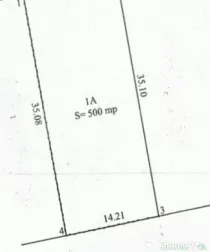 Teren intravilan, 500 mp. Simnicu de sus, deschidere 14 ml