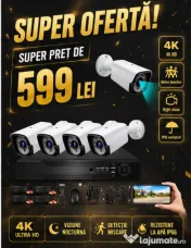 Vindem si Montam Camere Video KIT Complet 4/8/12 CAMERE 