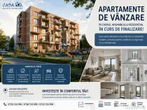 APARTAMENTE NOI DE VÂNZARE – ANSAMBLUL RESIDENCE, Târgu-