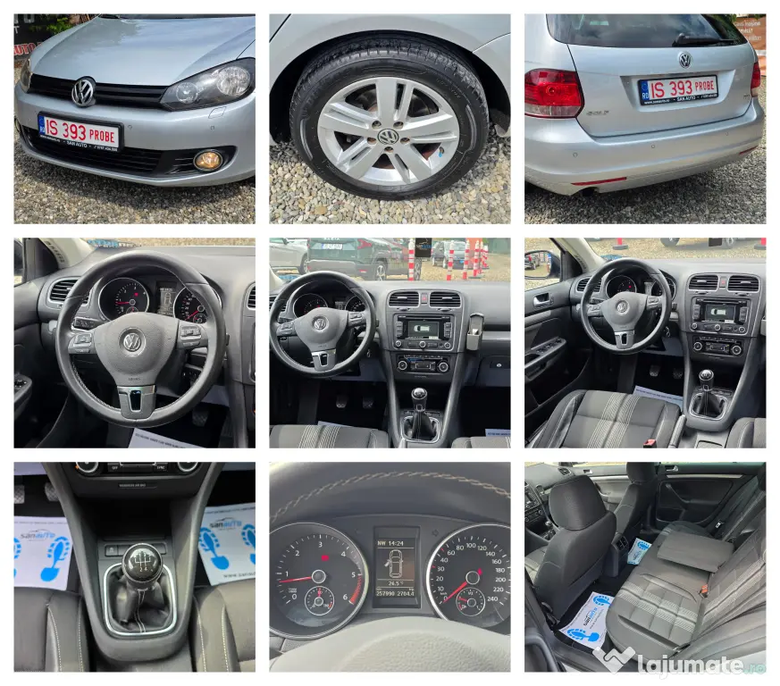 VW Golf VI 2013 1.6 TDI 105 CP euro 5 / RATE fara avans