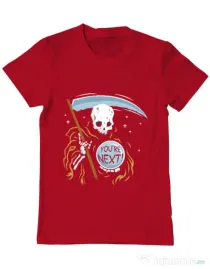 Tricou ADLER barbat You re next Rosu