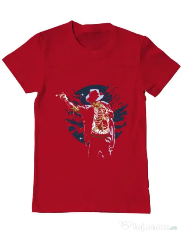 Tricou ADLER barbat Zombie Pop Rosu