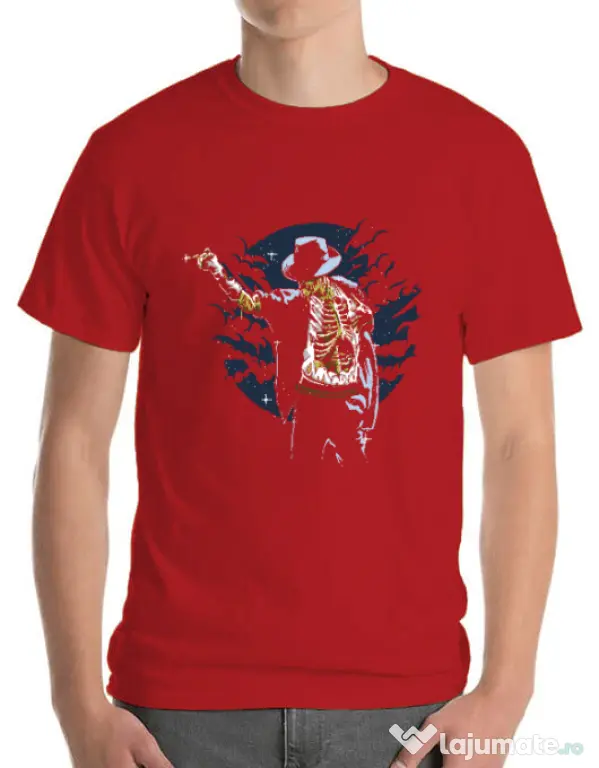 Tricou ADLER barbat Zombie Pop Rosu