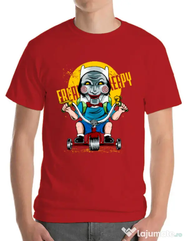 Tricou ADLER barbat Real terror Rosu