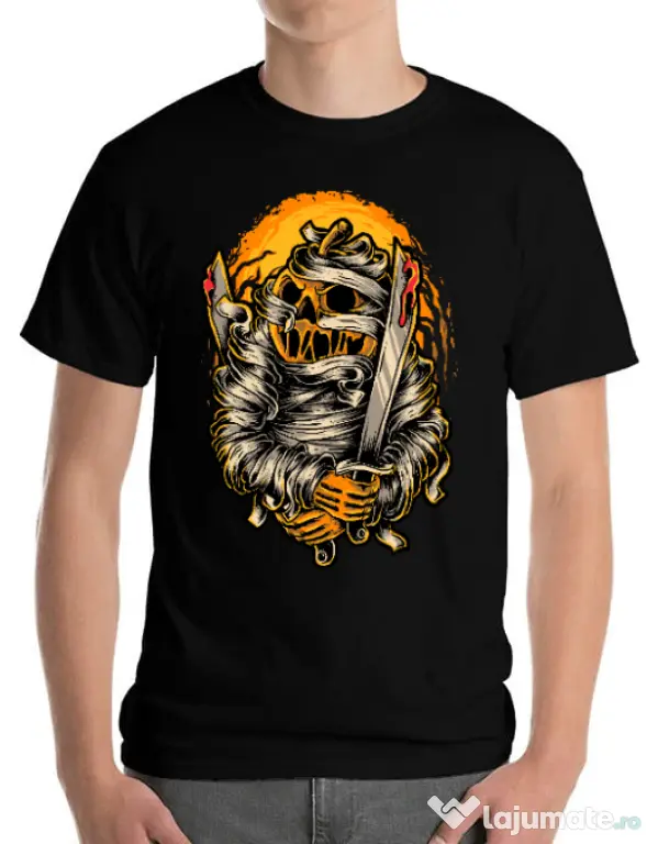 Tricou ADLER barbat Mumpkin Negru