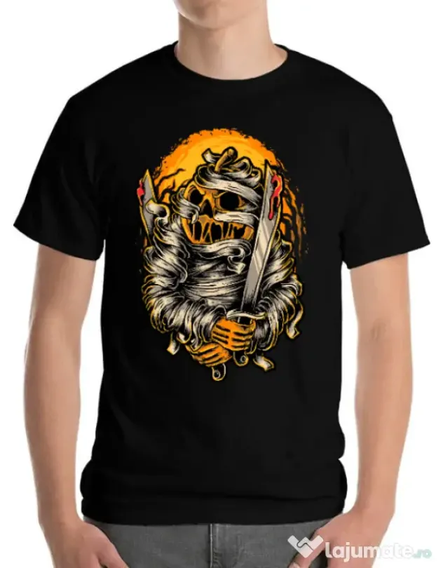 Tricou ADLER barbat Mumpkin Negru