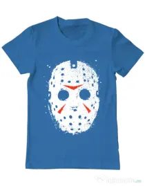 Tricou ADLER barbat Jason Mask Albastru azuriu