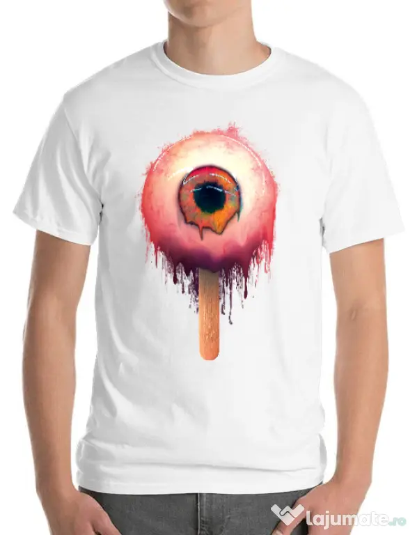 Tricou ADLER barbat Eyesicle Alb