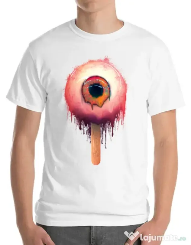 Tricou ADLER barbat Eyesicle Alb