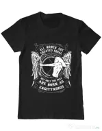 Tricou ADLER barbat The best women are born as Sagittarius Negru
