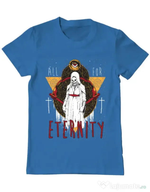 Tricou ADLER barbat All for eterniry Albastru azuriu