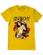 Tricou ADLER barbat Anarchy angel Galben