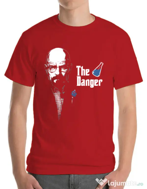 Tricou ADLER barbat Tricou The danger Rosu