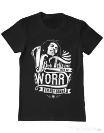 Tricou ADLER barbat Bob tells me Negru